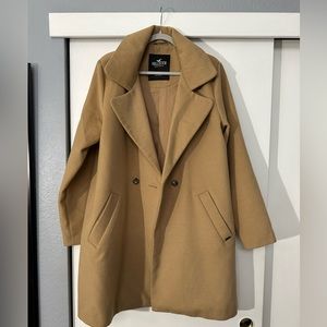 Brown Hollistwr peacoat